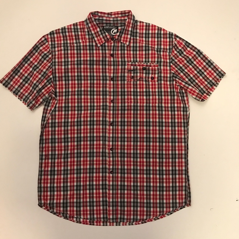 Marc Ecko unltd. men's XL cotton button down shirt